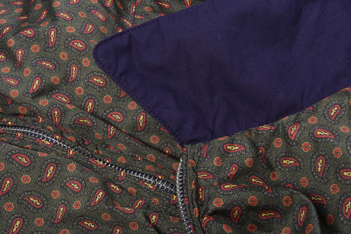 BEAMS + SPORTS JACKET - NAVY/ PAISLEY