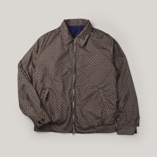 BEAMS + SPORTS JACKET - NAVY/ PAISLEY