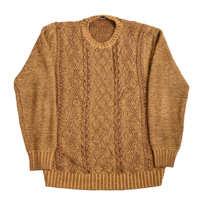 Inis Meain Wool Cable Knit Jumper Made In Ireland