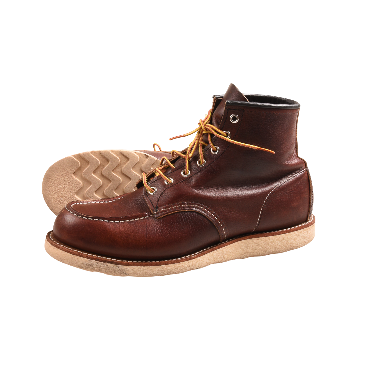 Red Wing Moc Toe Brown