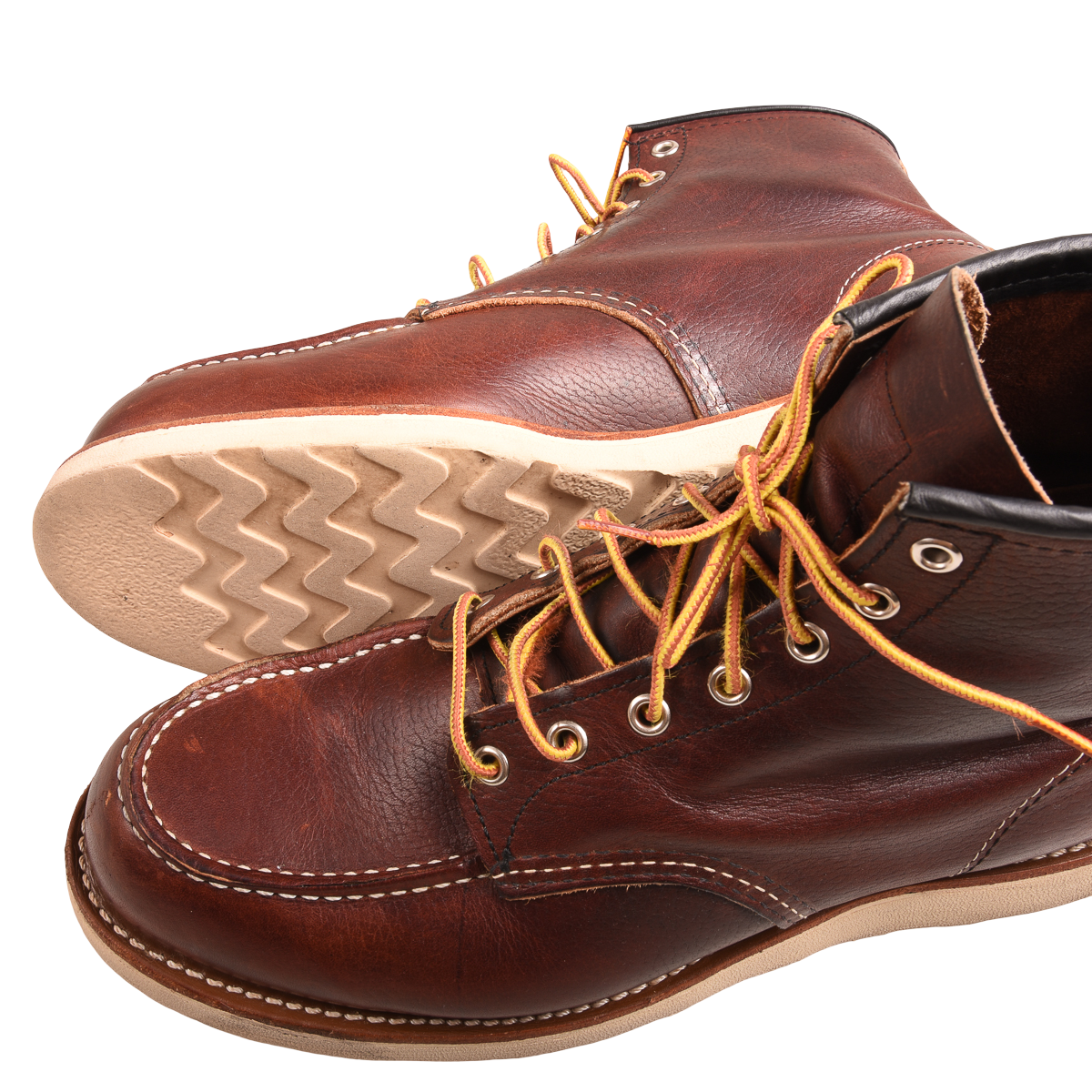 Red Wing Moc Toe Brown