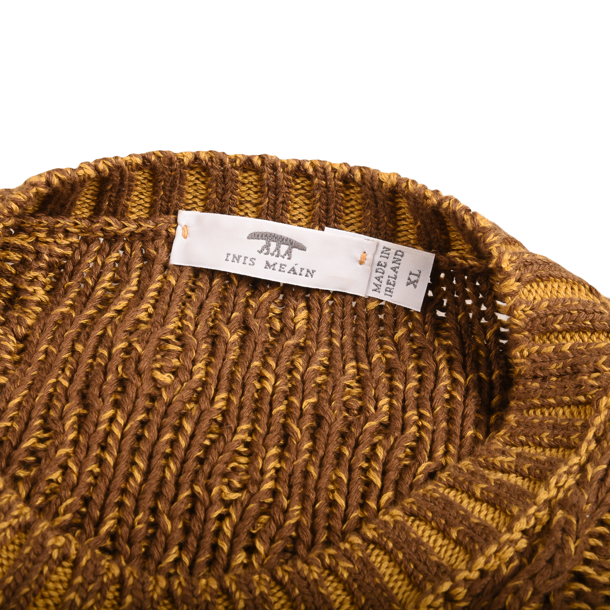 Inis Meain Wool Cable Knit Jumper Made In Ireland