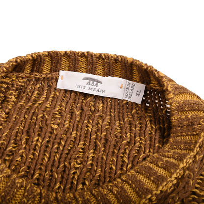 Inis Meain Wool Cable Knit Jumper Made In Ireland