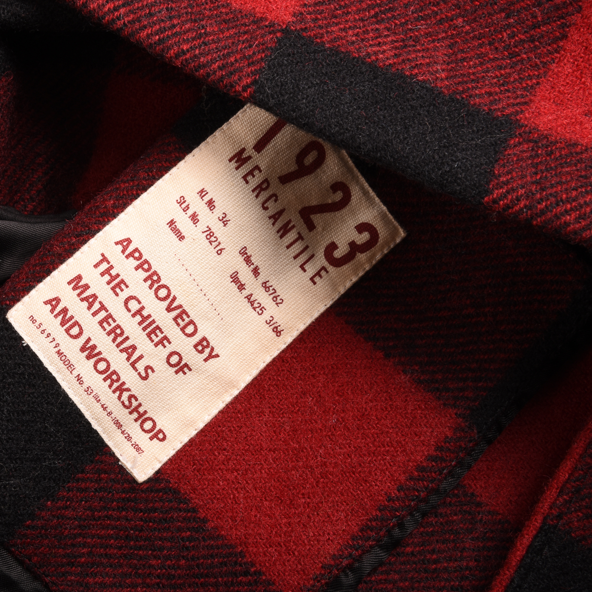 1923 Mercantile Roadmaster Jac-Shirt Abraham Moon Plaid