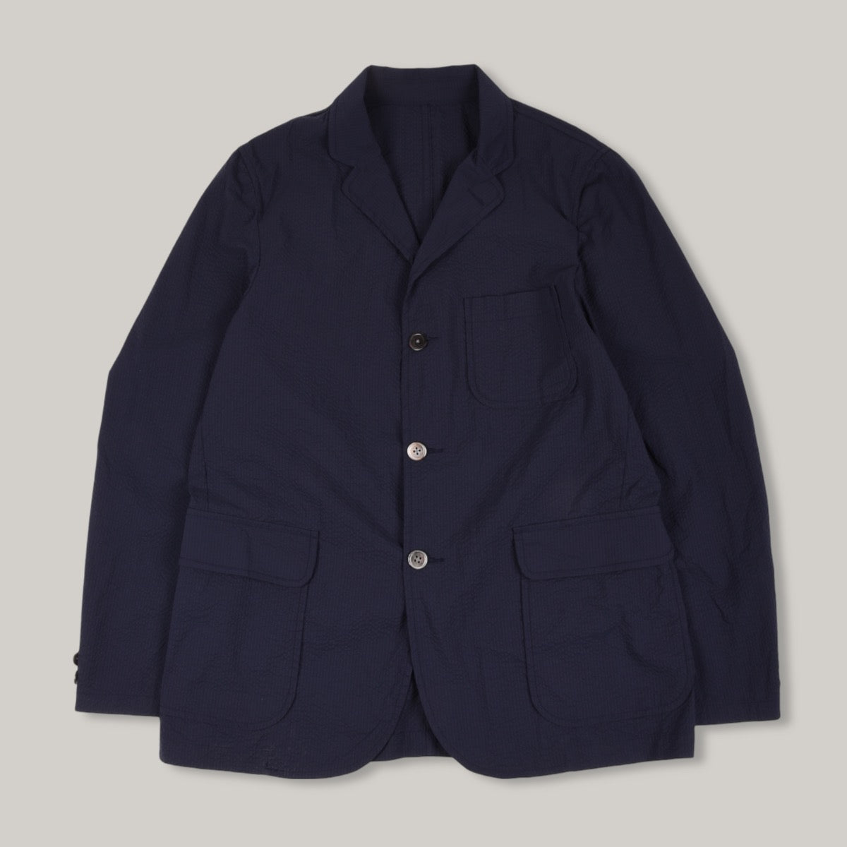 Beams Plus COOLMAX 3B Seersucker Blazer