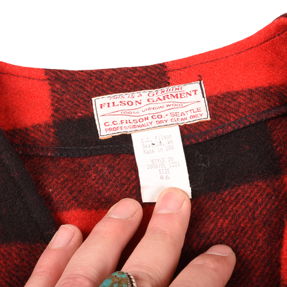 Filson Made In USA Vintage Wool Vest