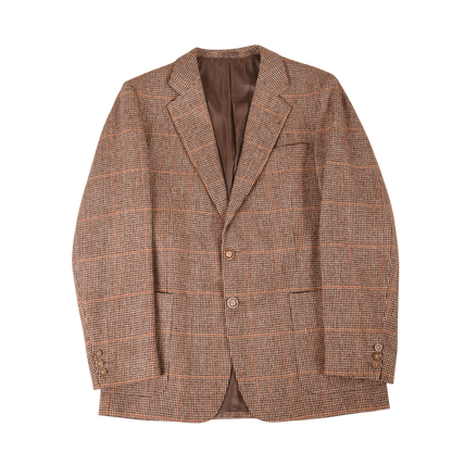 Vintage 70s Henry Bucks Made in England Tweed Blazer