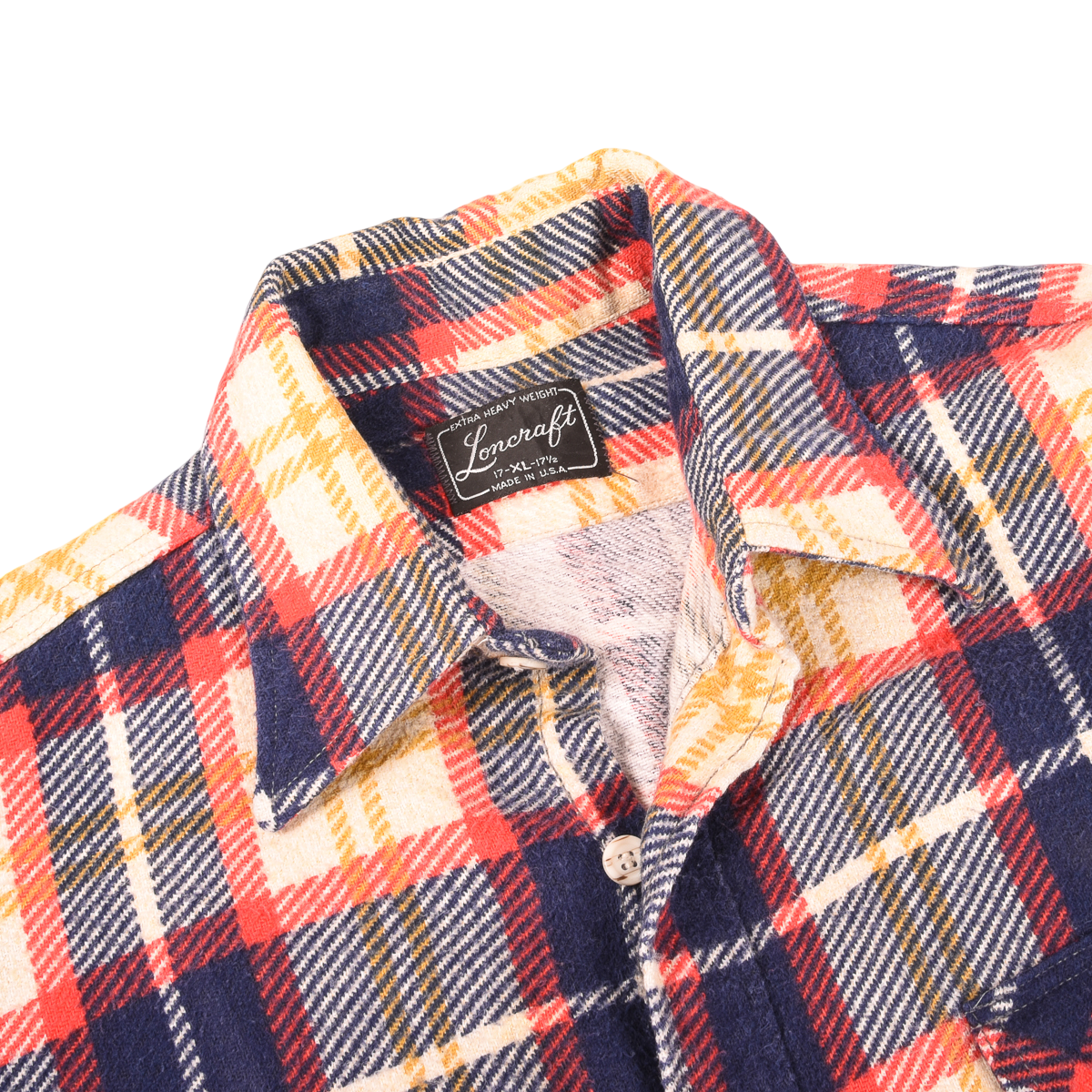 Loncraft Made in Usa Vintage Flannel Shirt