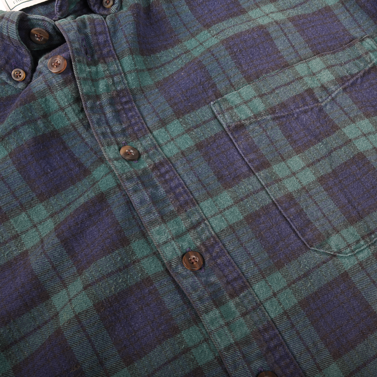 L.L. Bean 80s Made In USA Check Flannel Shirt