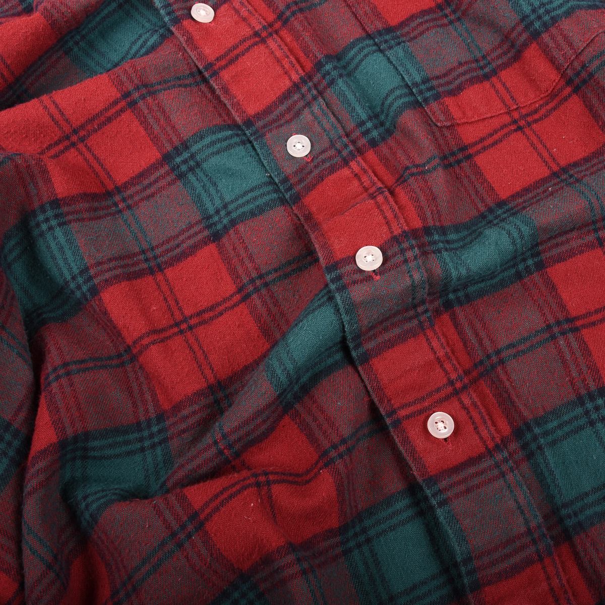 L.L. Bean 90s Made In USA Check Flannel Shirt