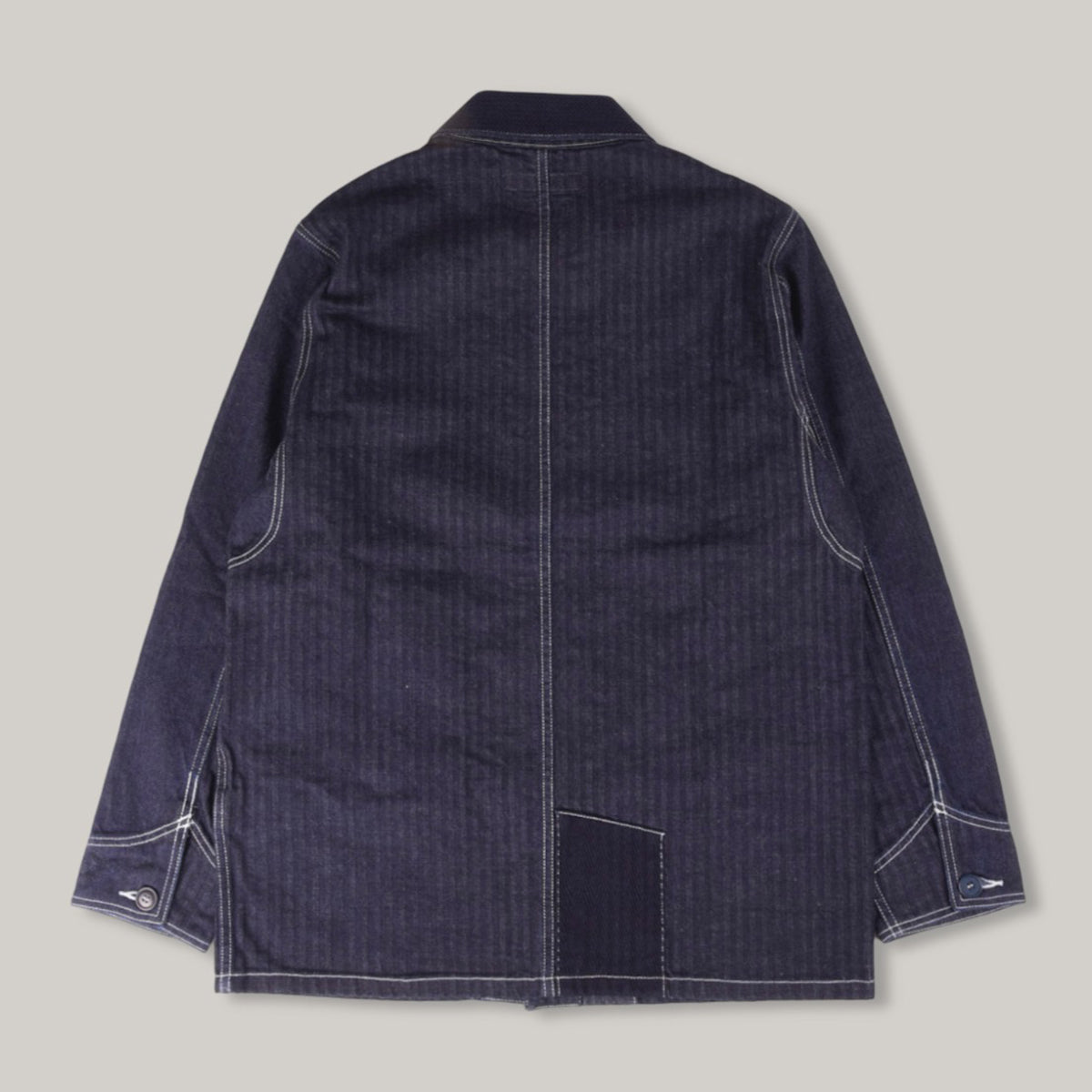 FDMTL Indigo Patchwork Coverall Jacket - 3