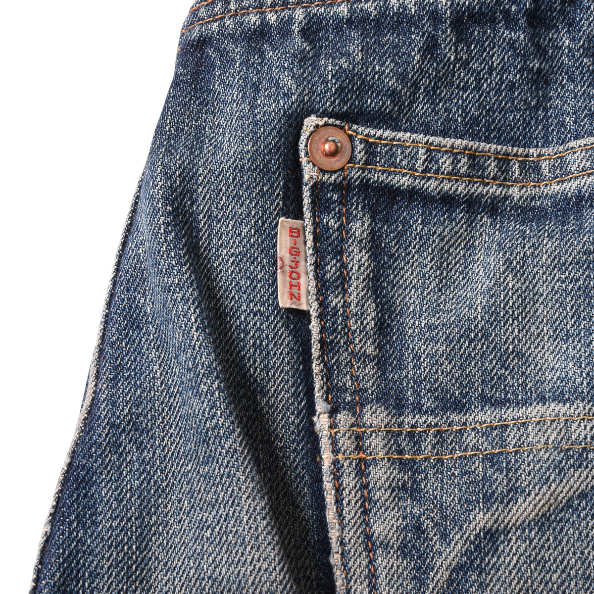 Big John 'Buckaroo' Relaxed Tapered Selvedge Jeans
