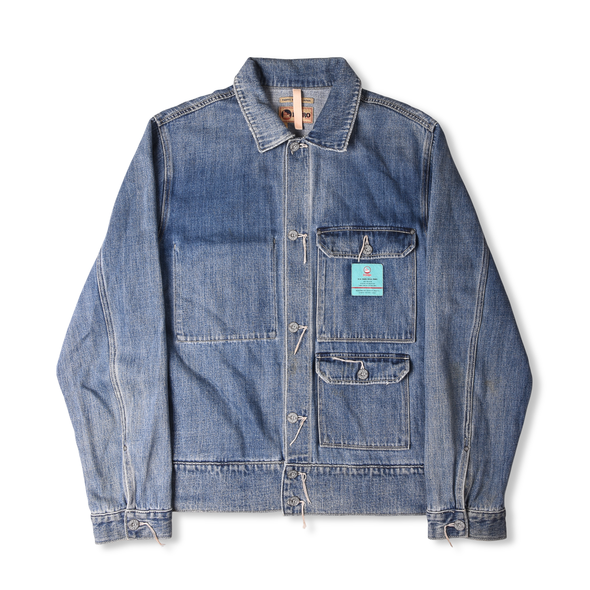 Nigel Cabourn Lybro "Denim Hip Jacket"