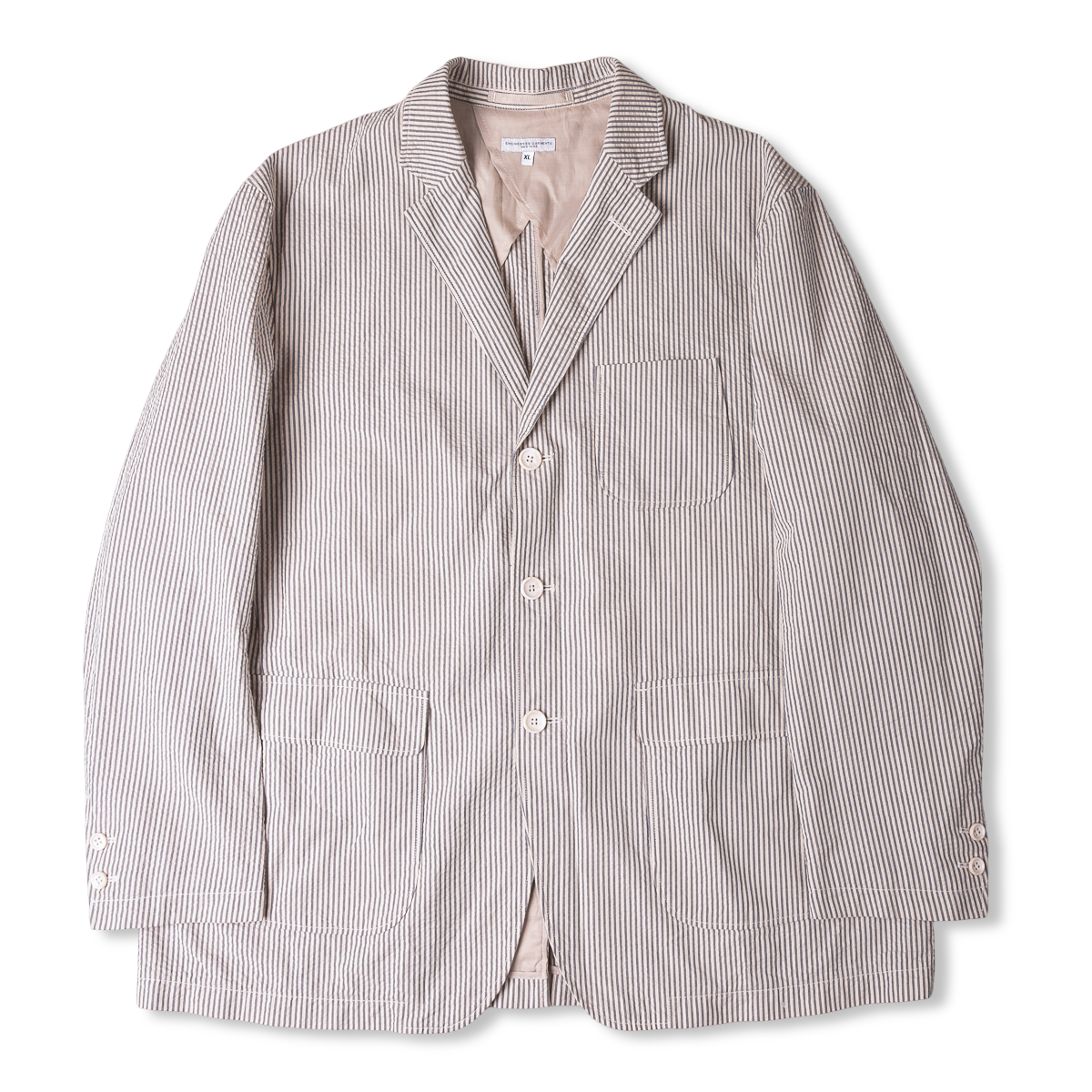 Engineered Garments "Andover" Seersucker 3B Jacket