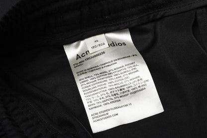 ACNE STUDIOS TAILORED TROUSERS - BLACK