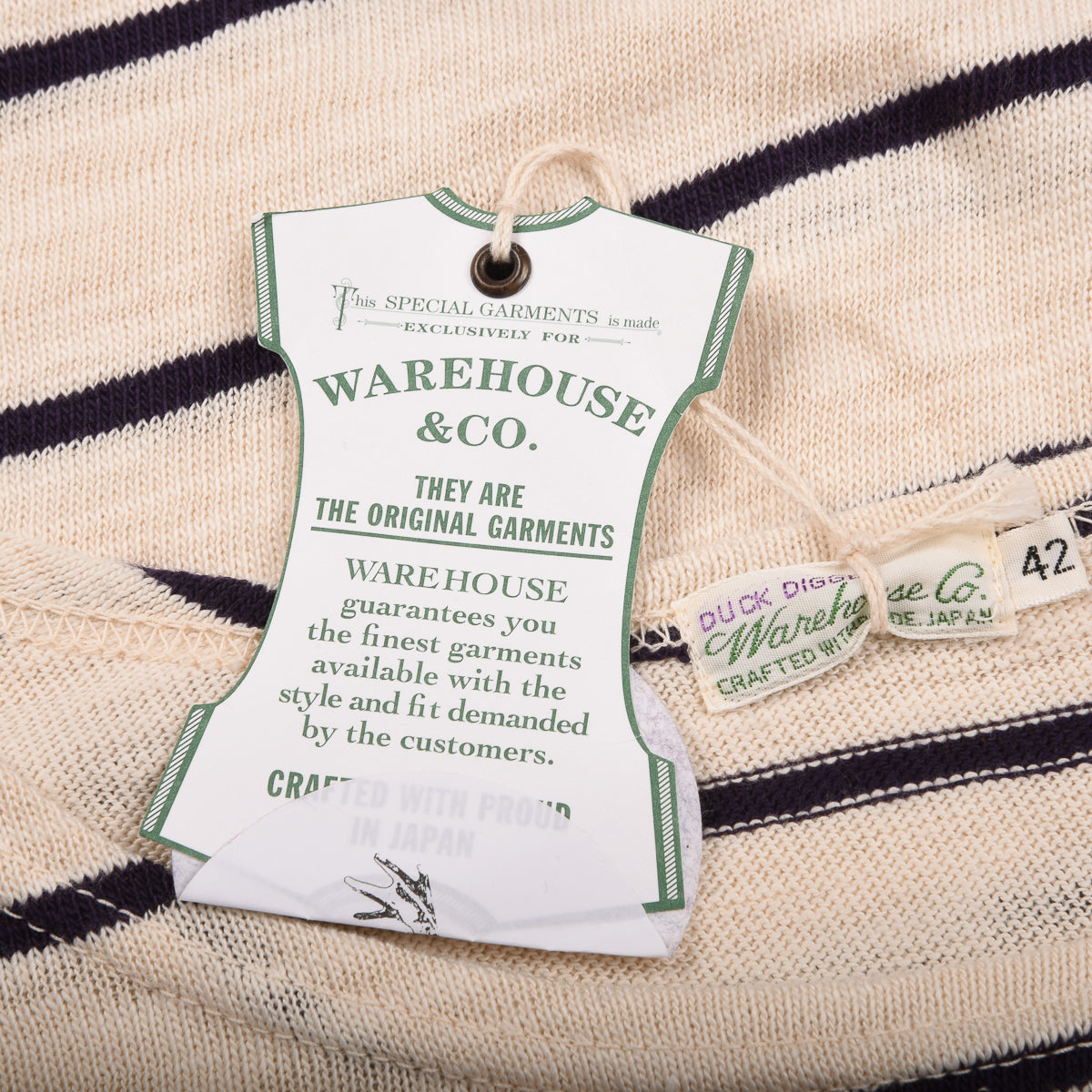 Warehouse & Co 4088 LS Stripe Tee