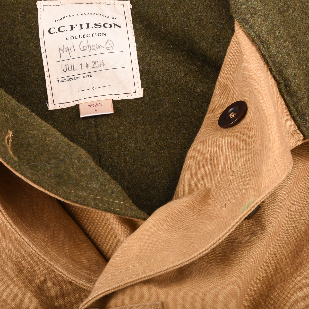 C.C. Filson x Nigel Cabourn "C.C Collection" Coat