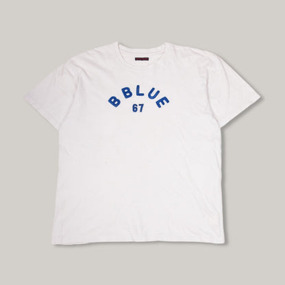 BLUE BLUE JAPAN CHAIN STITCH EMBROIDERY TEE