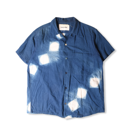 Story Mfg. “Lunar Clamp Dye” Shore Shirt - Bark