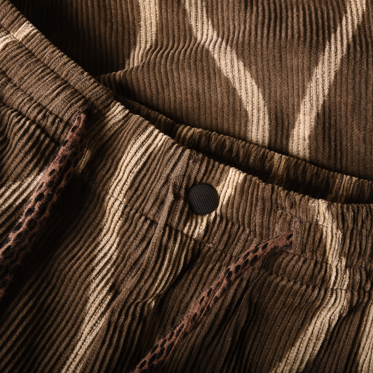 Kapital 8W Corduroy "Drunk Stripe" Easy Pants