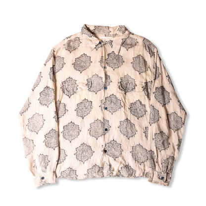 Story Mfg. “Green Man” Linen Greetings Shirt