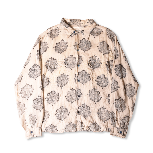 Story Mfg. “Green Man” Linen Greetings Shirt