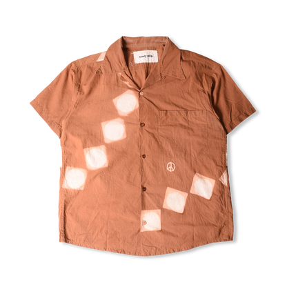 Story Mfg. “Lunar Clamp Dye” Shore Shirt - Indigo