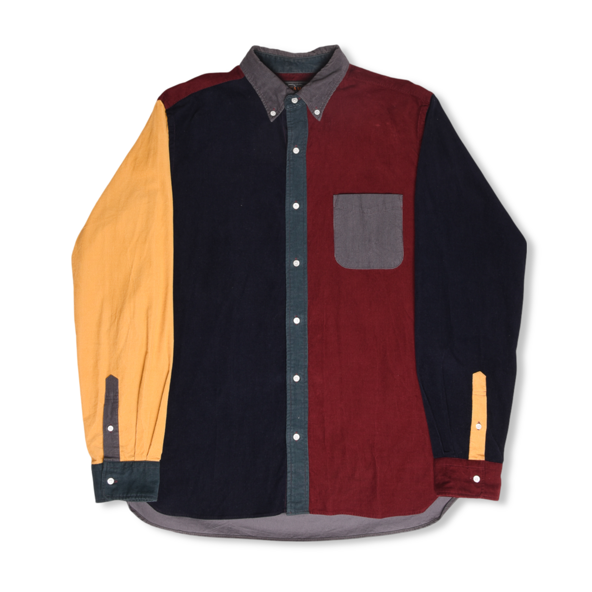 Beams Plus Corduroy Panel BD Shirt