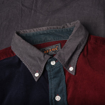 Beams Plus Corduroy Panel BD Shirt