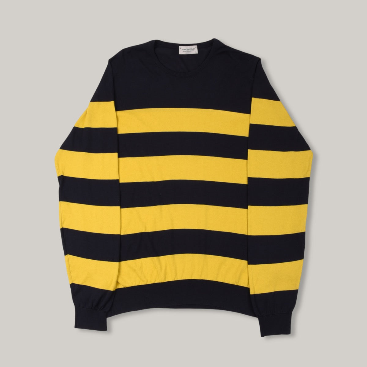 John Smedley Striped Crew Sweater