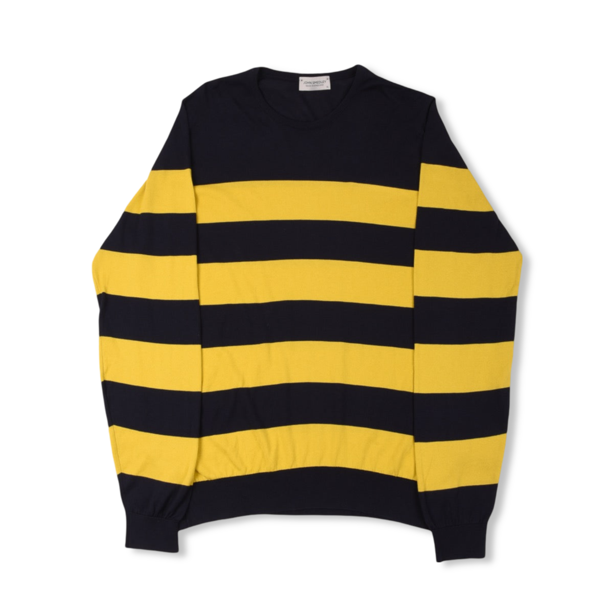 John Smedley Striped Crew Sweater