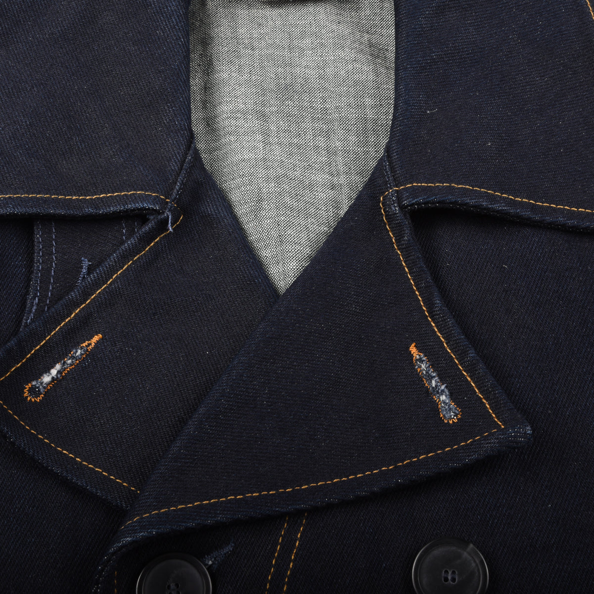 NUDIE JEANS EDWARD ORGANIC DENIM PEA COAT