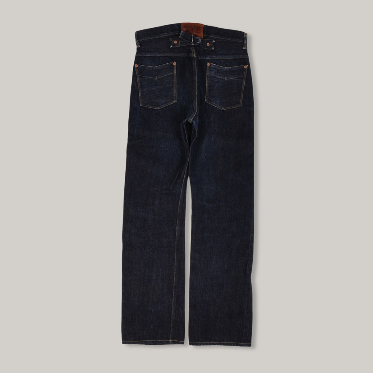 BELAFONTE RAGTIME BUCKLE BACK JEANS - BLACK – PPHH Used & Vintage