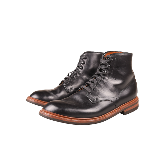 Allen Edmonds Hand Made Higgins Mill Black Leather Boot