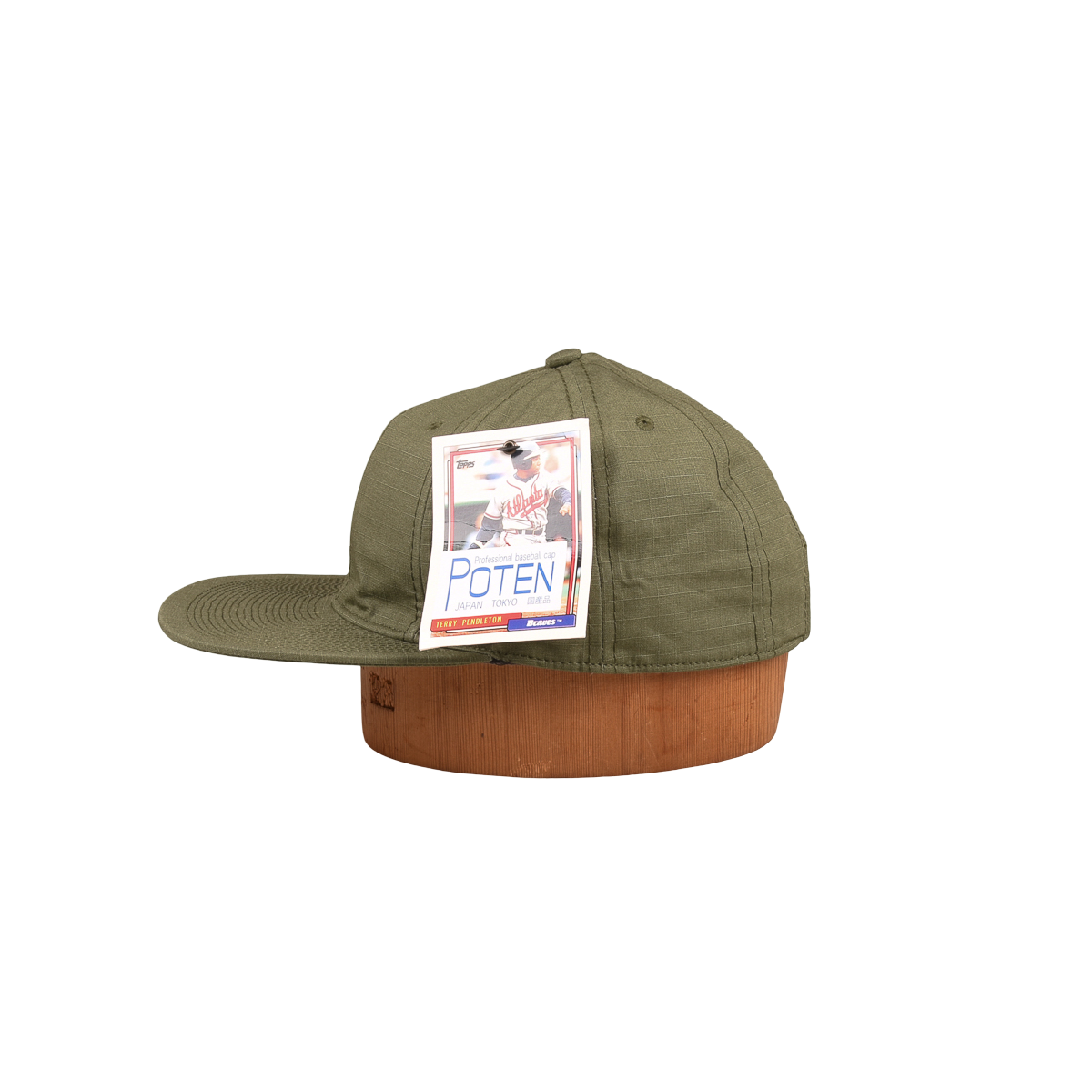 Poten Cap Green Ripstop Adjustable
