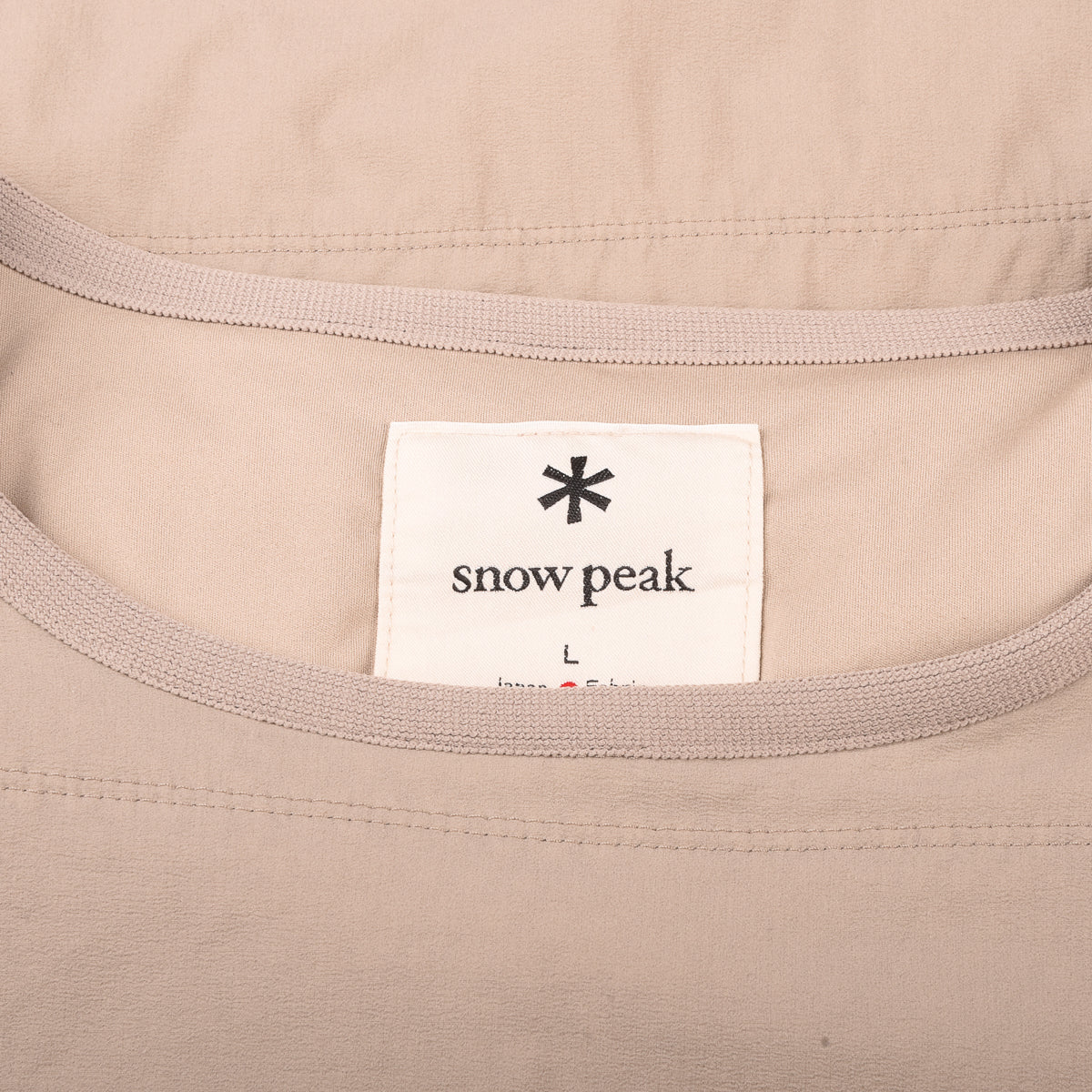 Snow Peak Quilt Thermal Pullover Cool Grey