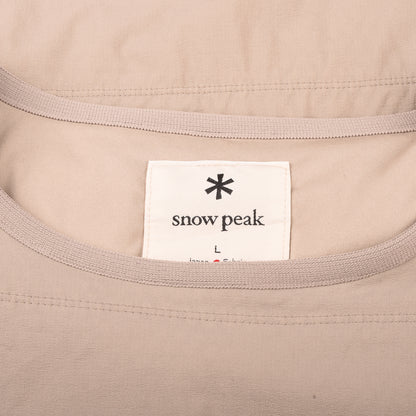Snow Peak Quilt Thermal Pullover Cool Grey