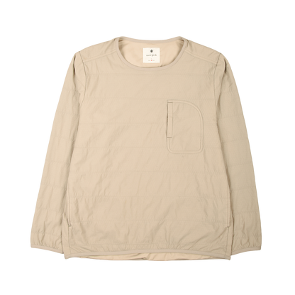 Snow Peak Quilt Thermal Pullover Cool Grey