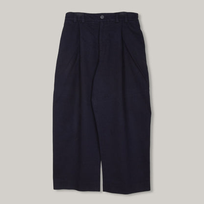 STUDIO NICHOLSON BUSHEL PANTS - NAVY