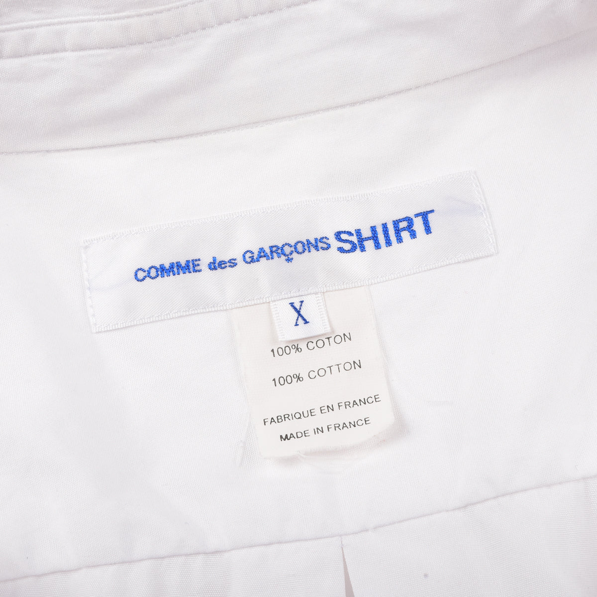 COMME DES GARCONS BD SHIRT - WHITE