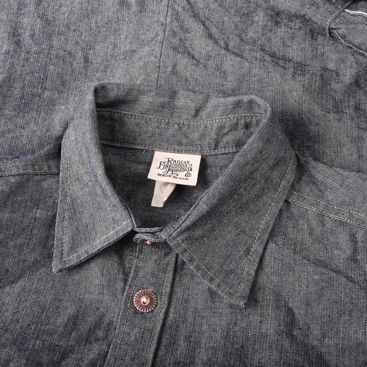 Railcar Fine Goods Chambray Work Shirt