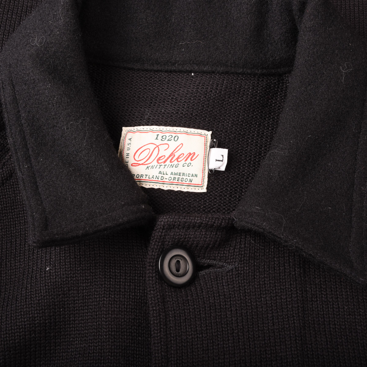 Dehen Heavy Weight Knit Chore Coat