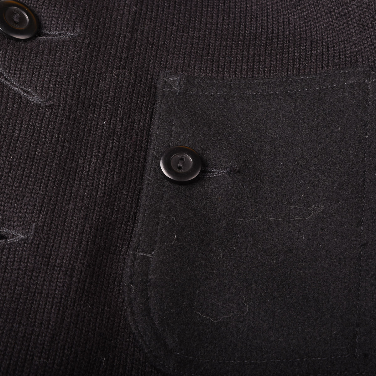 Dehen Heavy Weight Knit Chore Coat