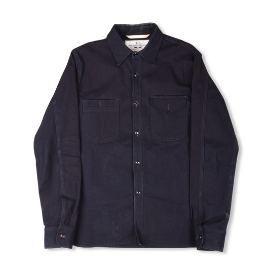 Rogue Territory Indigo Selvedge Canvas Work Shirt