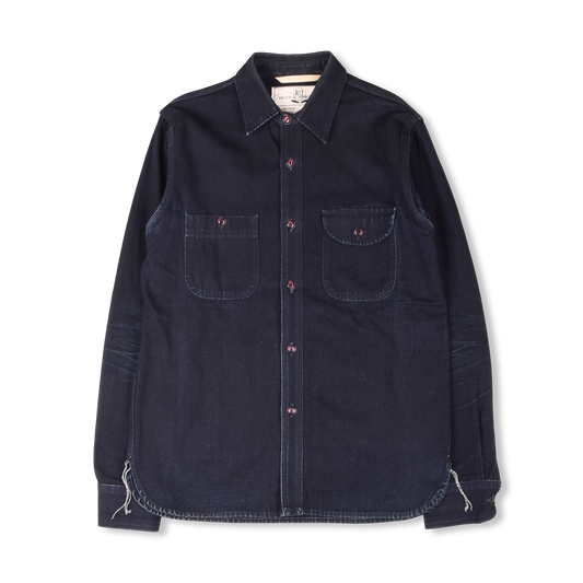 Rogue Territory Indigo Selvedge Canvas Work Shirt
