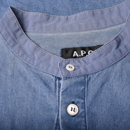 A.P.C. Stand Collar Shirt