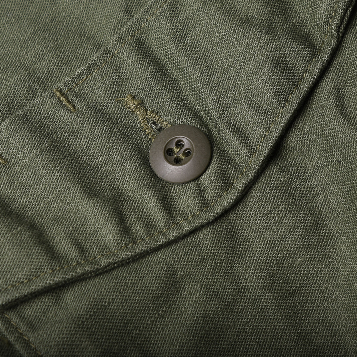 orSlow Reverse Weave Army Fatigue Shirt