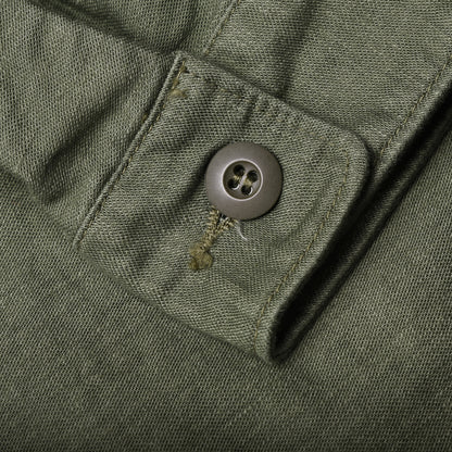 orSlow Reverse Weave Army Fatigue Shirt