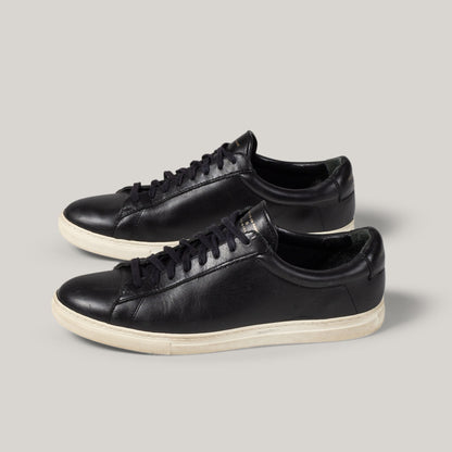 ZESPA ZSP4 SNEAKERS - BLACK LEATHER