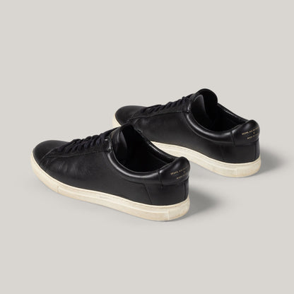 ZESPA ZSP4 SNEAKERS - BLACK LEATHER